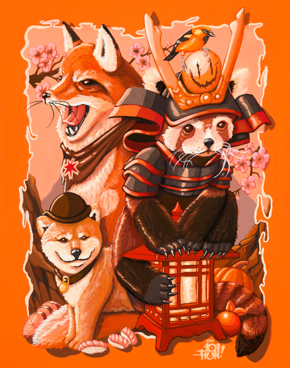 "Orange Fuzz" - Limited Edition Giclee Prints