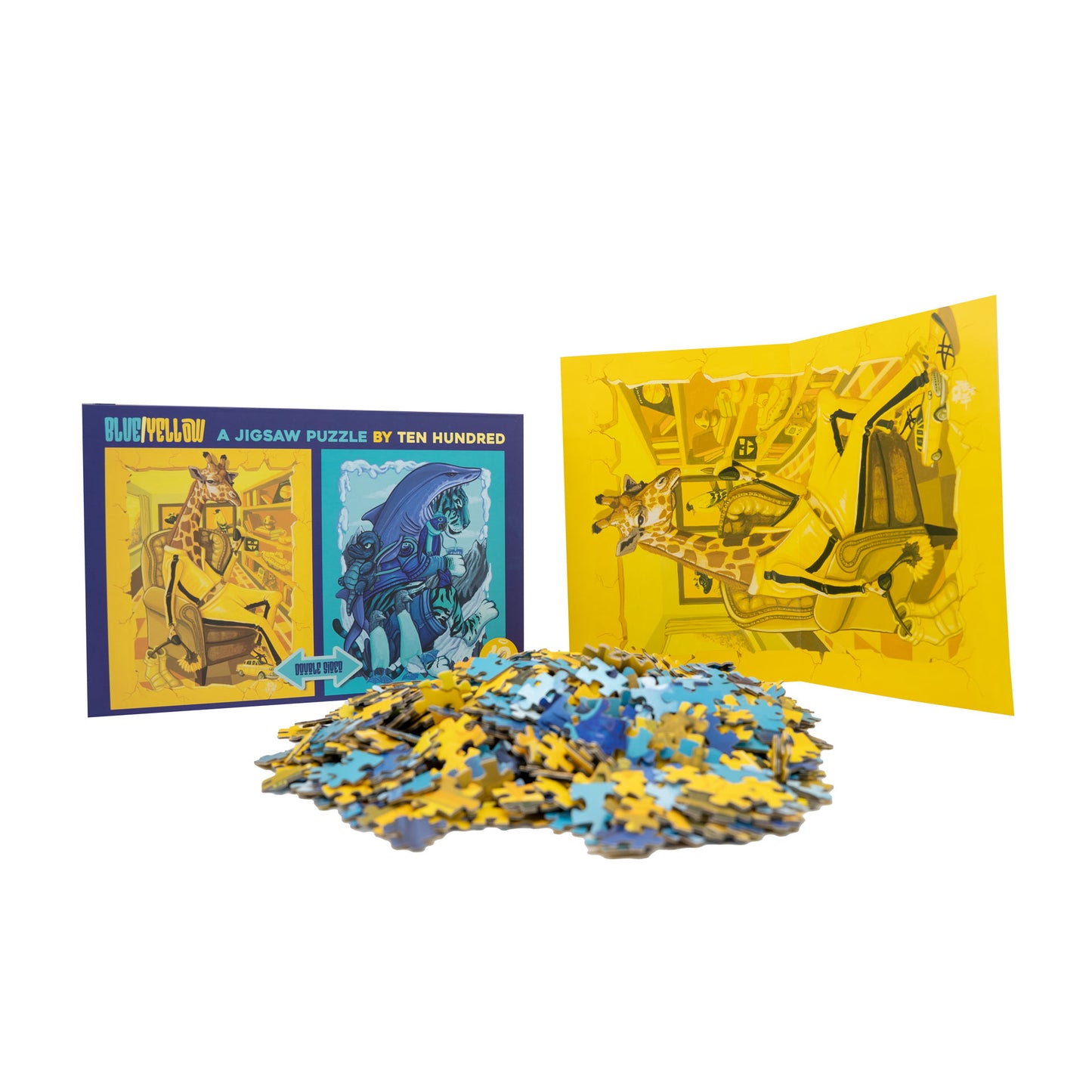 Blue/Yellow Jigsaw Puzzle