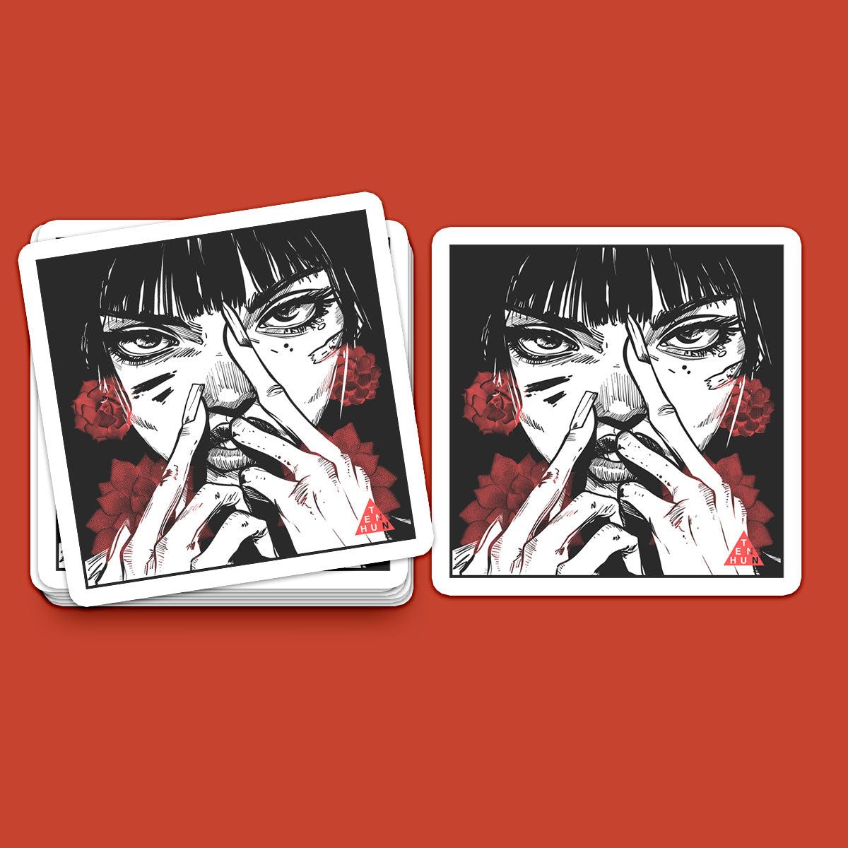 Succulent - Kiss Cut Sticker - 4.5"