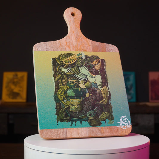 "Green Rhino" Cutting Board