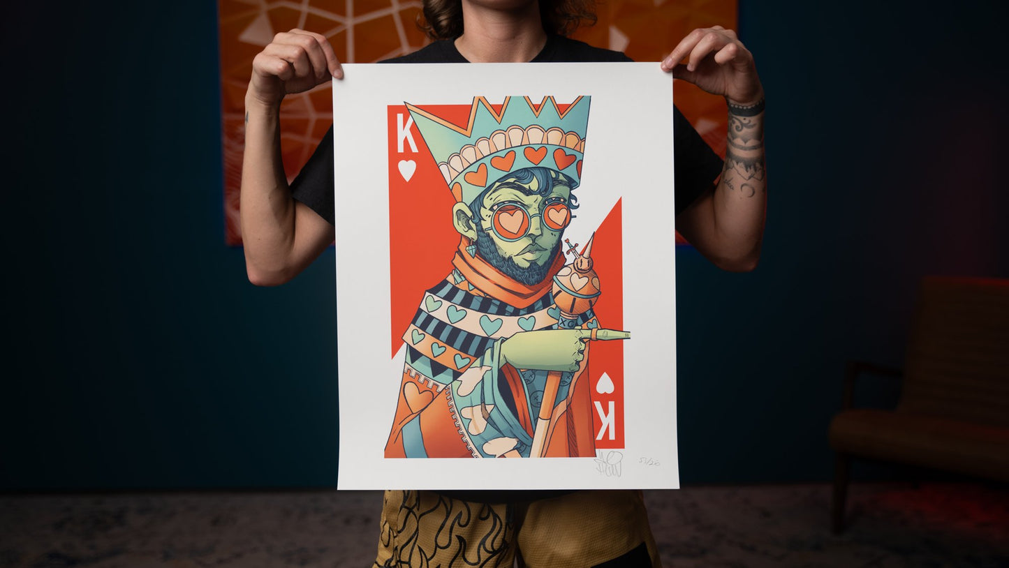 16" x 20" Playing Card Giclee Prints