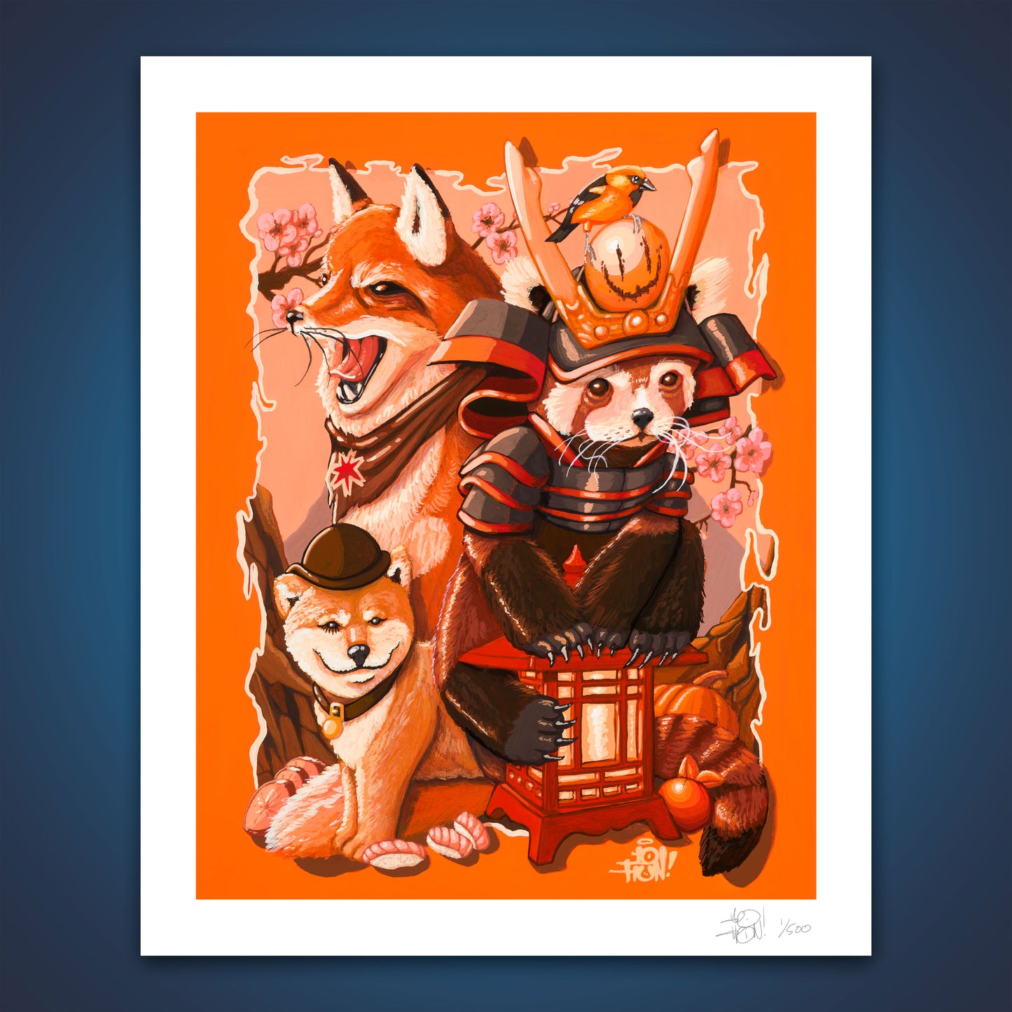 "Orange Fuzz" - Limited Edition Giclee Prints