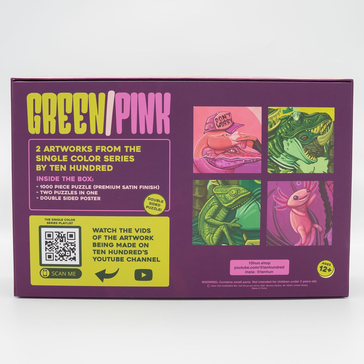 Pink/Green Jigsaw Puzzle