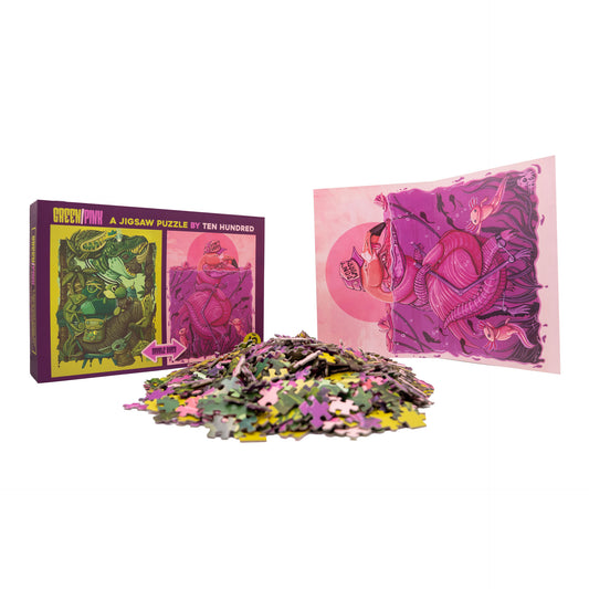 Pink/Green Jigsaw Puzzle