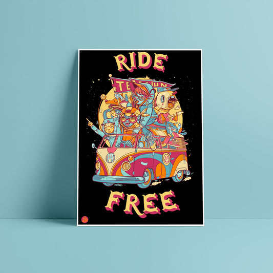 "Ride Free" Print