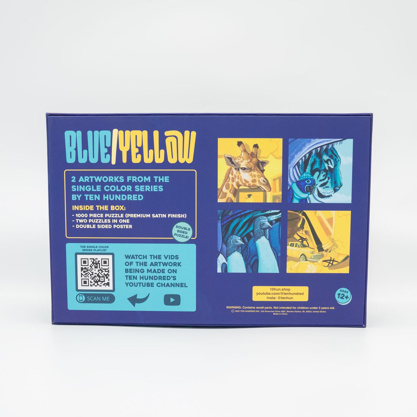 Blue/Yellow Jigsaw Puzzle