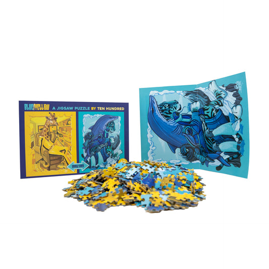Blue/Yellow Jigsaw Puzzle
