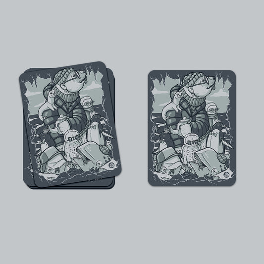 Arctic Archetype- Die Cut Sticker- 4" x 3"